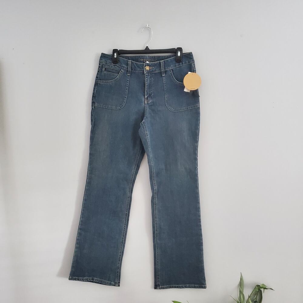 Charter Club Blue Lisbon Wide Leg Jeans 10
